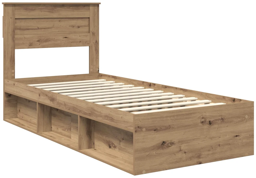 Lova Lovos rėmas Meistrų ąžuolas 75 x 190 cm Kietos pušies mediena