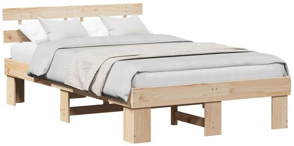 Lovos rėmas Natūrali 140 x 190 cm Kietos pušies mediena