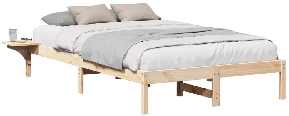 Lovos rėmas Natūrali 140 x 190 cm Kietos pušies mediena