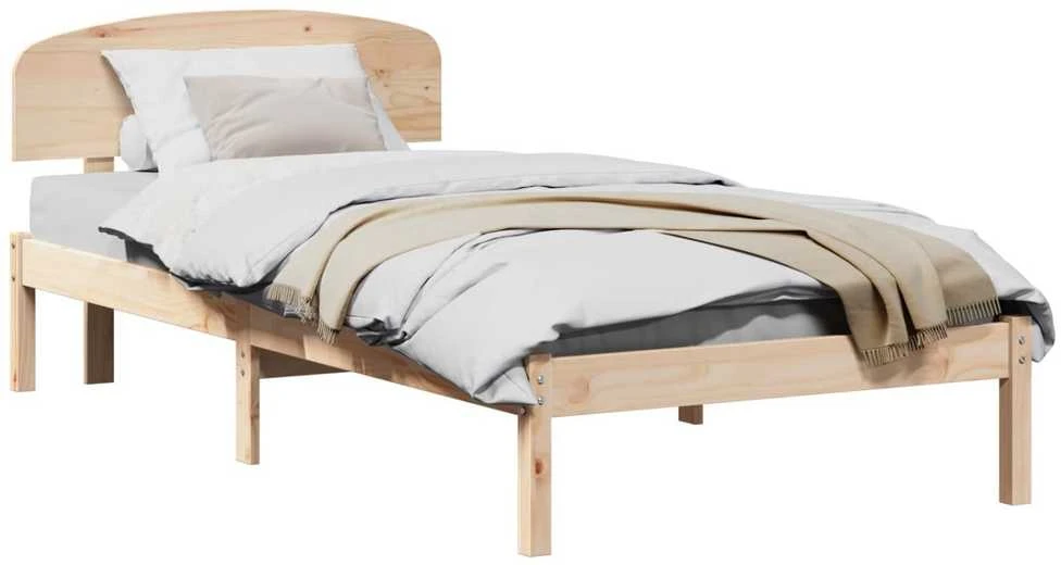Lovos rėmas Natūrali 80 x 200 cm Kietos pušies mediena