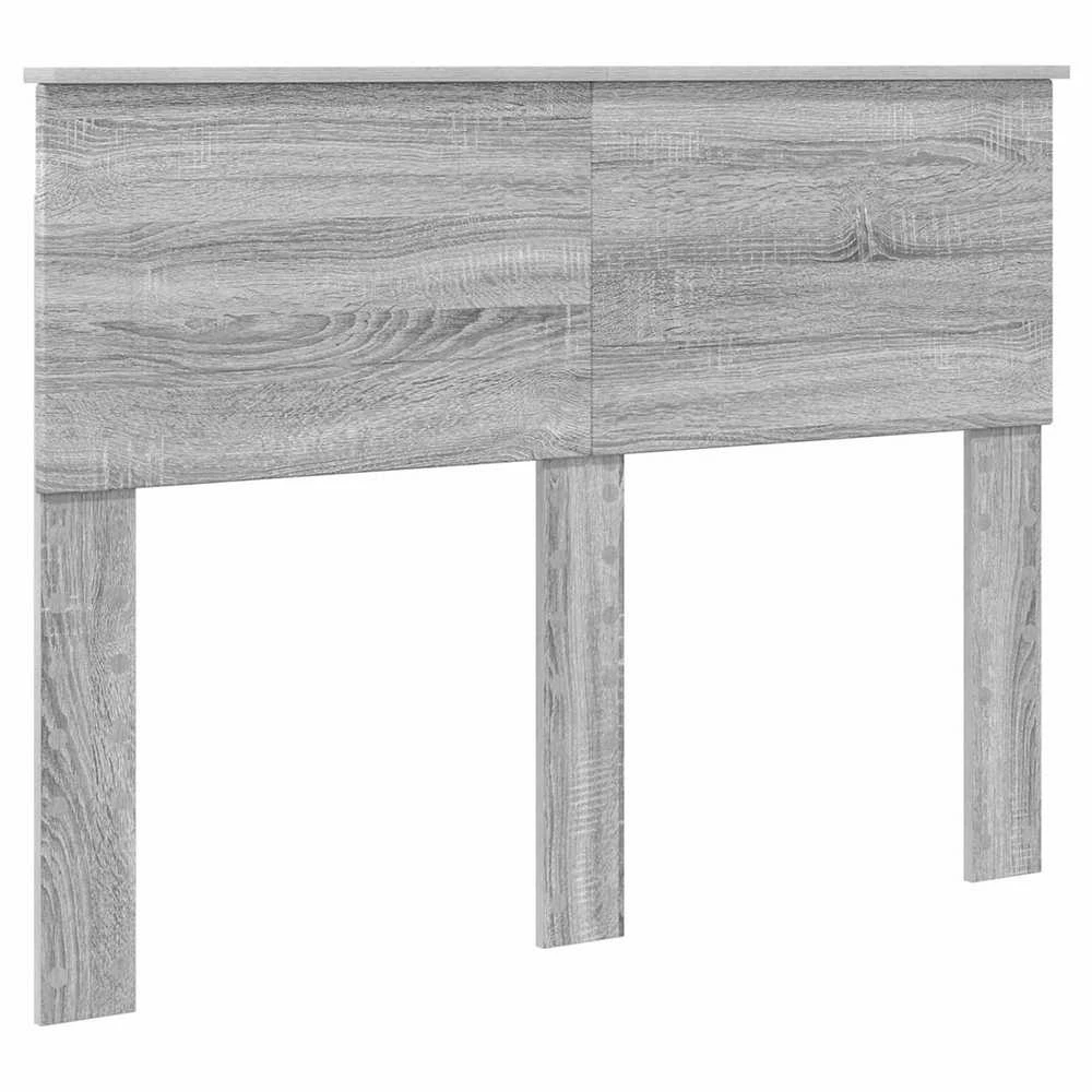 Lova Lovos rėmas Pilkas Sonoma 135 x 190 cm Apdirbta mediena