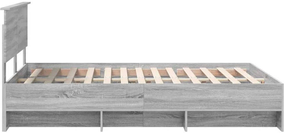 Lovos rėmas Pilkas Sonoma 140 x 200 cm Apdirbta mediena