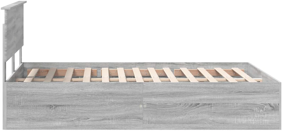 Lovos rėmas Pilka Sonoma 150 x 200 cm Apdirbta mediena