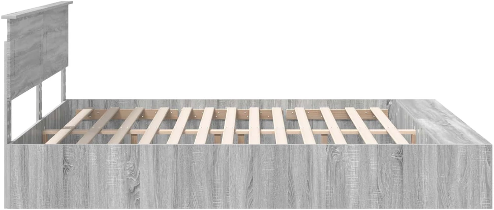 Lovos rėmas Pilkas Sonoma 200 x 200 cm Apdirbta mediena