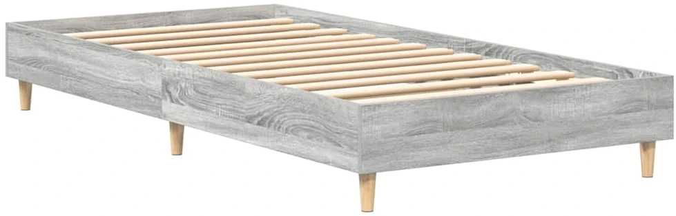 Lova Lovos rėmas Pilkas Sonoma 203 x 93 x 25 cm Apdirbta mediena
