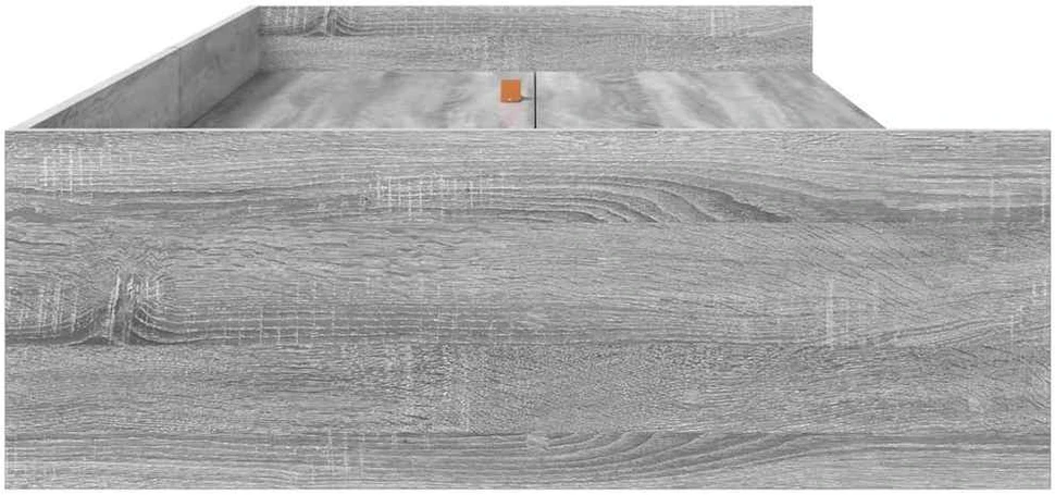 Lova Lovos rėmas Pilkas Sonoma 75 x 190 cm Apdirbta mediena