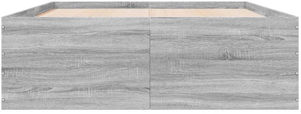 Lovos rėmas, pilkos ąžuolo spalvos, 140x200cm, apdirbta mediena