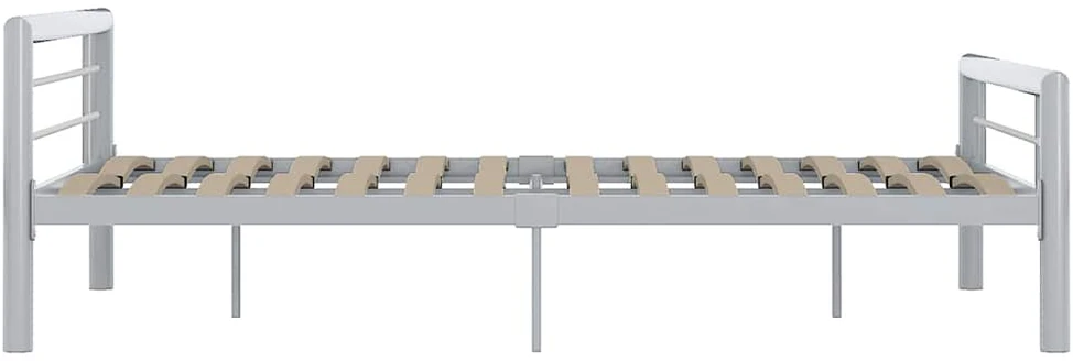 Lovos rėmas, pilkos ir baltos spalvos, 160x200cm, metalas