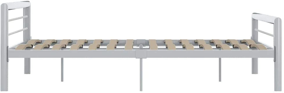 Lovos rėmas, pilkos ir baltos spalvos, 180x200cm, metalas