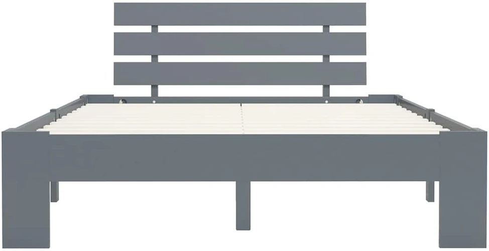 Lovos rėmas, pilkos sp., 120x200 cm, pušies medienos masyvas