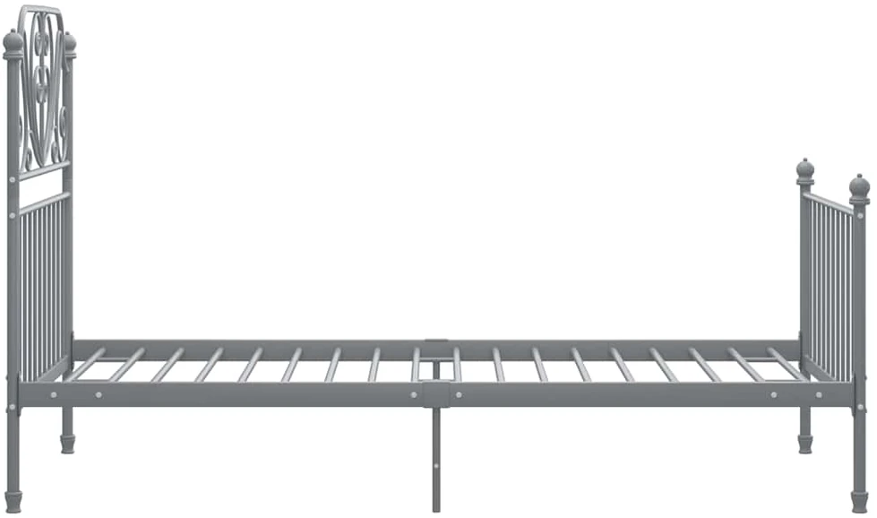Lovos rėmas, pilkos spalvos, 90x200cm, metalas