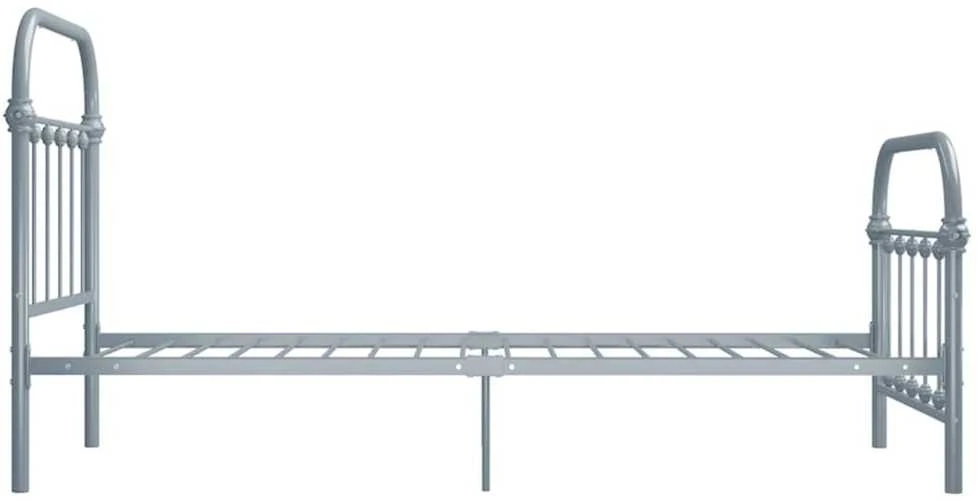 Lovos rėmas, pilkos spalvos, 90x200cm, metalas