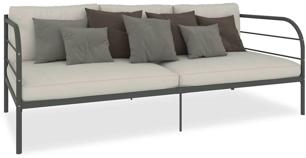 Lovos rėmas, pilkos spalvos, 90x200cm, metalas