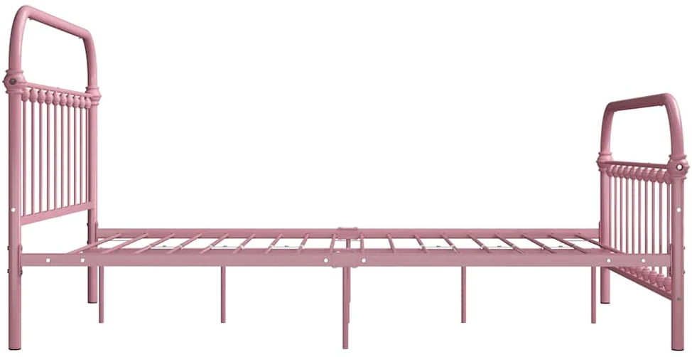 Lovos rėmas, rožinės spalvos, 120x200cm, metalas