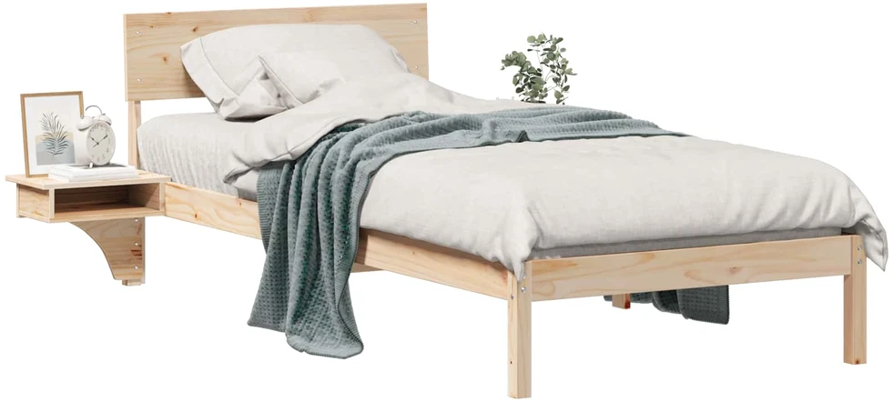 Lova Lovos rėmas Ruda 100 x 200 cm Kietos pušies mediena