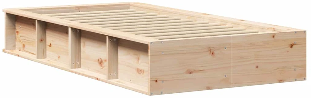 Lova Lovos rėmas Ruda 100 x 200 cm Kietos pušies mediena