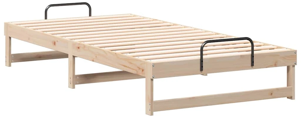 Lova Lovos rėmas Ruda 100 x 210 cm Kietos pušies mediena