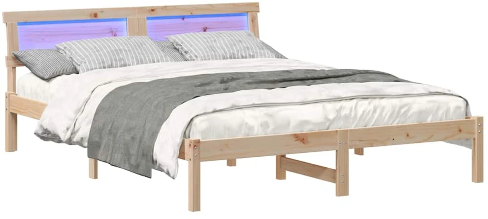 Lovos rėmas Ruda 150 x 200 cm Kietos pušies mediena