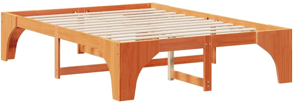 Lovos rėmas Ruda 160 x 200 cm Kietos pušies mediena