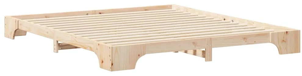 Lova Lovos rėmas Ruda 180 x 210 cm Kietos pušies mediena