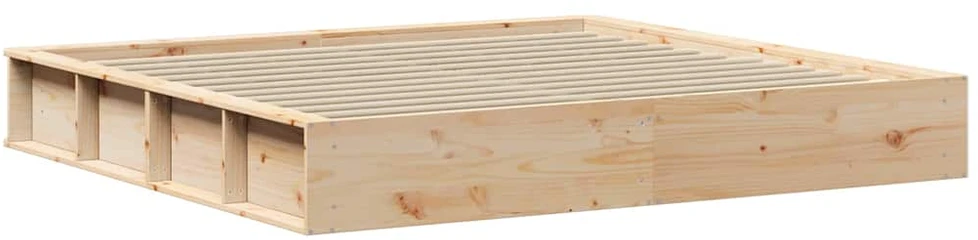 Lovos rėmas Ruda 200 x 200 cm Kietos pušies mediena