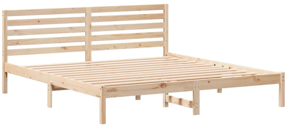 Lovos rėmas Ruda 200 x 200 cm Kietos pušies mediena