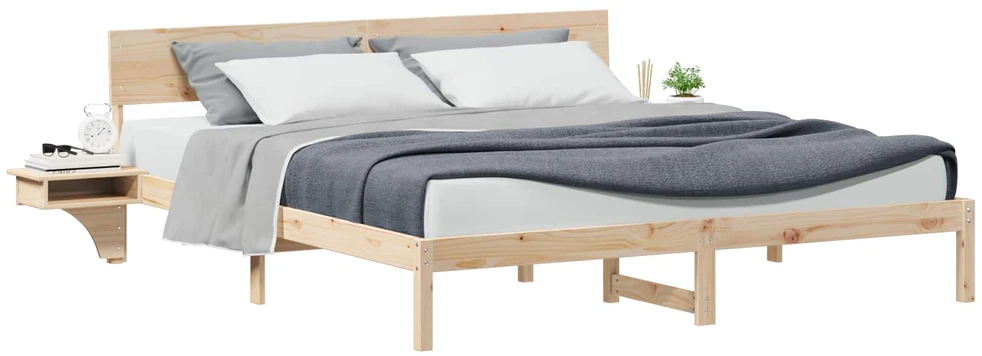 Lovos rėmas Ruda 200 x 200 cm Kietos pušies mediena