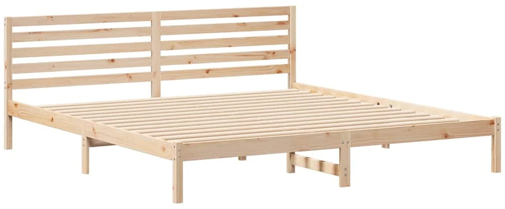 Lova Lovos rėmas Ruda 200 x 210 cm Kietos pušies mediena