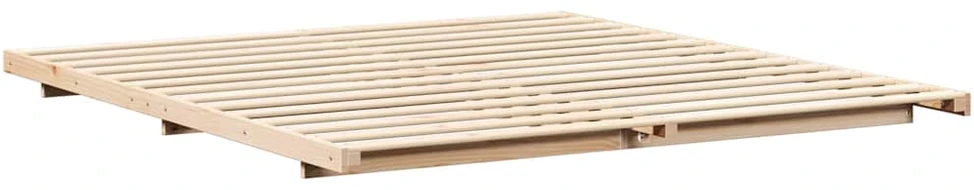 Lova Lovos rėmas Ruda 200 x 210 cm Kietos pušies mediena