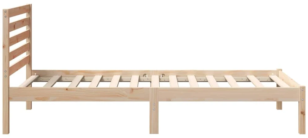 Lova Lovos rėmas Ruda 75 x 190 cm Kietos pušies mediena