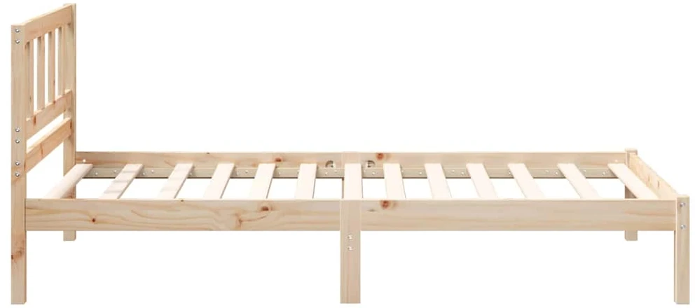 Lova Lovos rėmas Ruda 75 x 190 cm Kietos pušies mediena