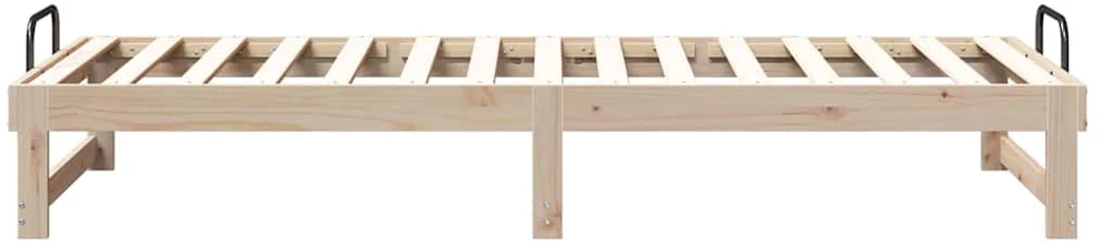 Lova Lovos rėmas Ruda 80 x 210 cm Kietos pušies mediena