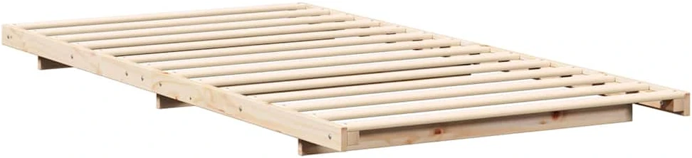 Lova Lovos rėmas Ruda 90 x 220 cm Kietos pušies mediena