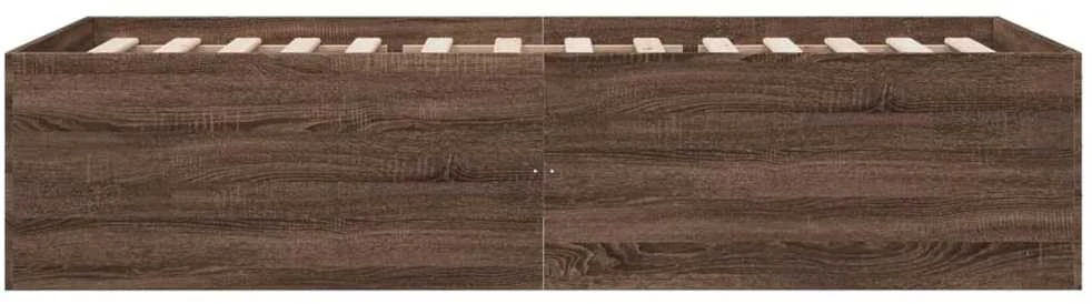 Lovos rėmas, rudos ąžuolo spalvos, 90x200cm, apdirbta mediena