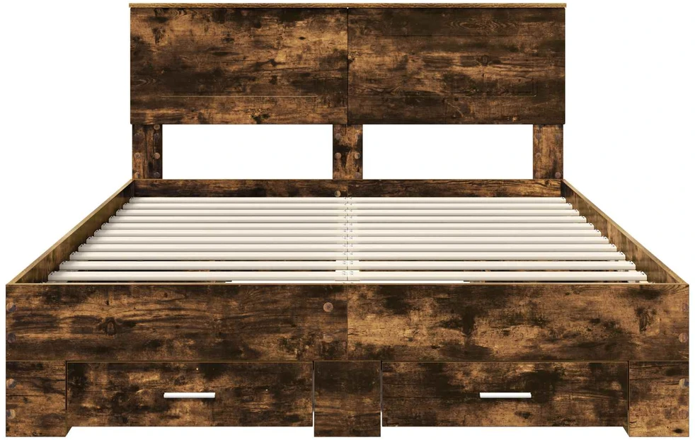 Lovos rėmas Dūminio ąžuolo 140 x 190 cm Apdirbta mediena