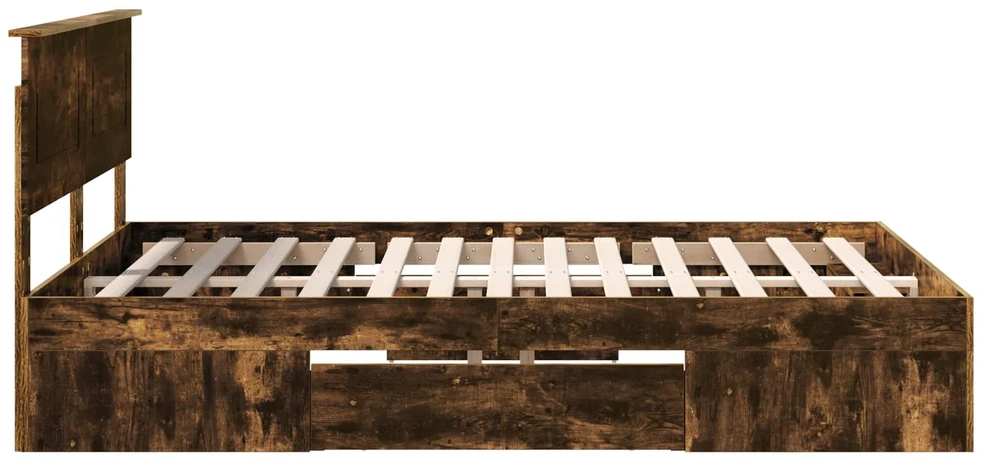 Lovos rėmas Rūkyta ąžuolas 140 x 200 cm Apdirbta mediena