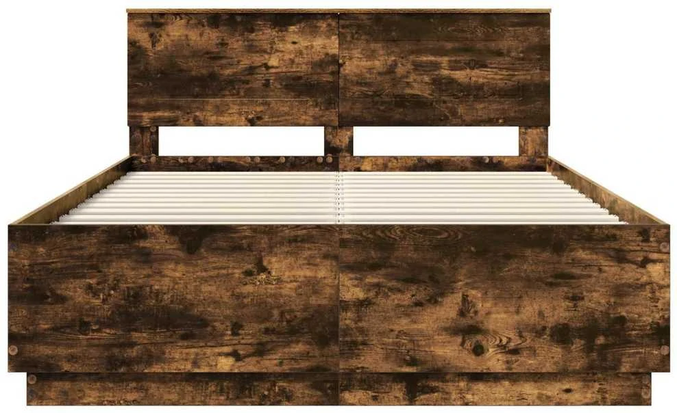Lovos rėmas Dūminio ąžuolo 150 x 200 cm Apdirbta mediena