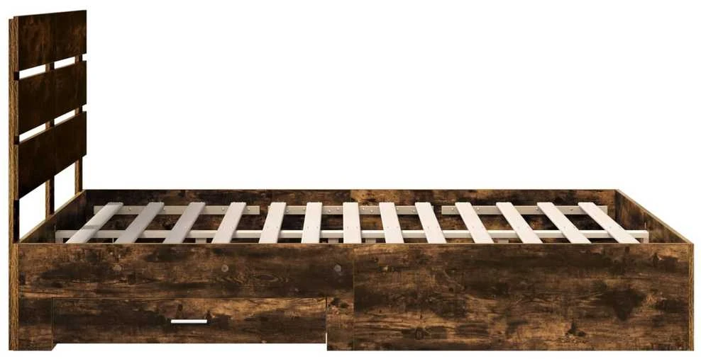 Lovos rėmas Rūkyta ąžuolas 150 x 200 cm Apdirbta mediena