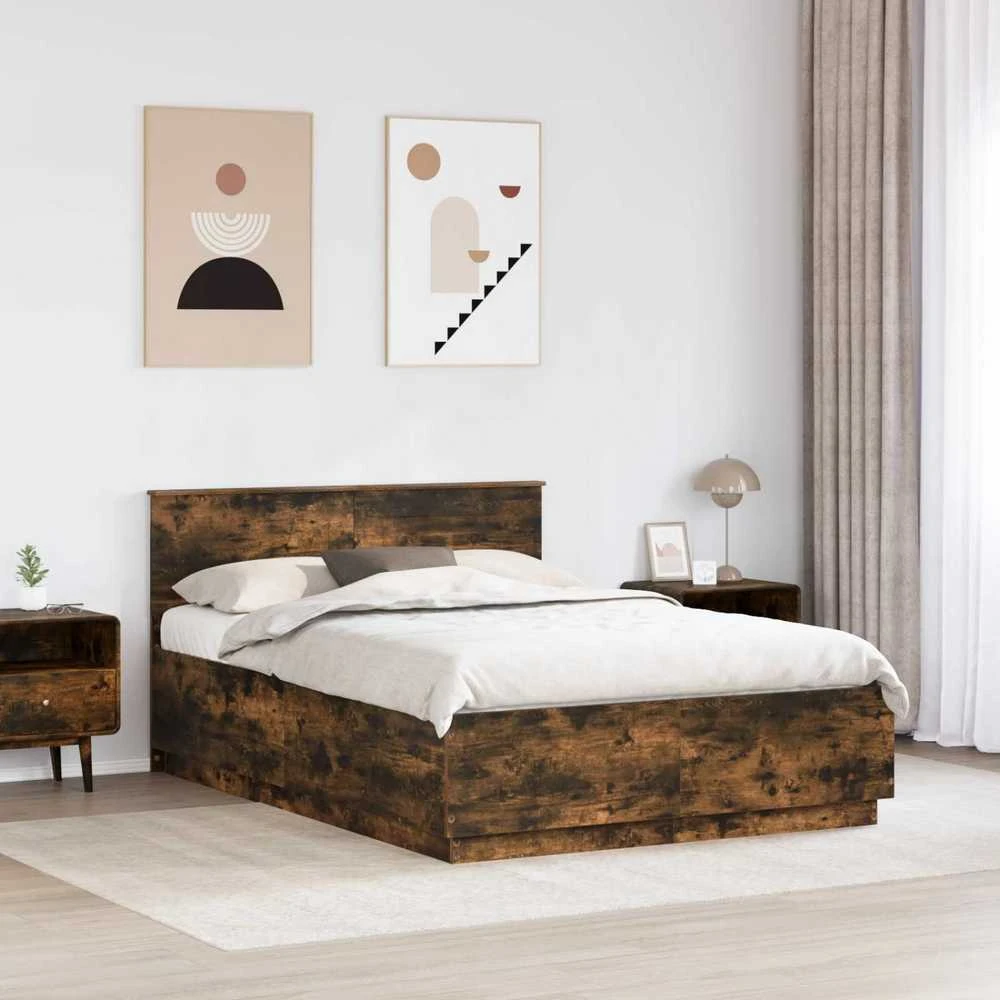 Lovos rėmas Dūminio ąžuolo 150 x 200 cm Apdirbta mediena