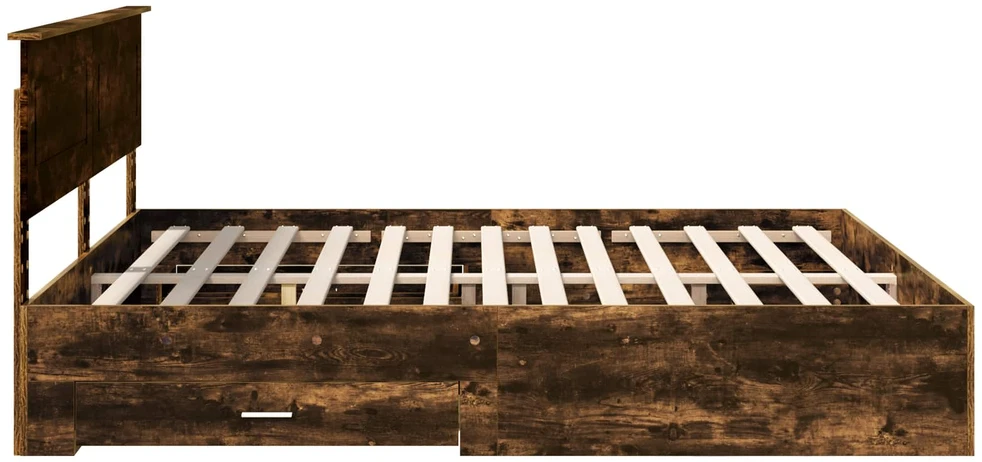 Lovos rėmas Dūminio ąžuolo 200 x 200 cm Apdirbta mediena
