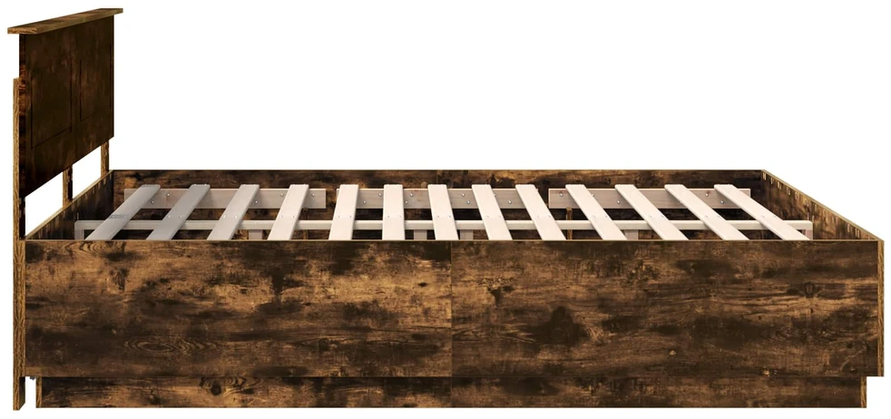 Lovos rėmas Rūkyta ąžuolas 200 x 200 cm Apdirbta mediena