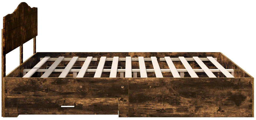 Lovos rėmas Rūkyta ąžuolas 200 x 200 cm Apdirbta mediena