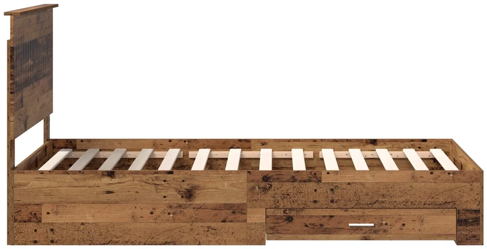 Lova Lovos rėmas Senas medis 100 x 200 cm Apdirbta mediena