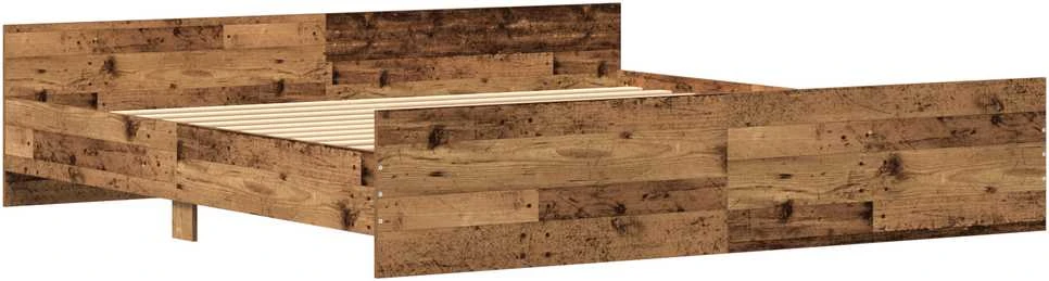 Lovos rėmas Senovinis medis 203 x 203 x 50 cm Apdirbta mediena