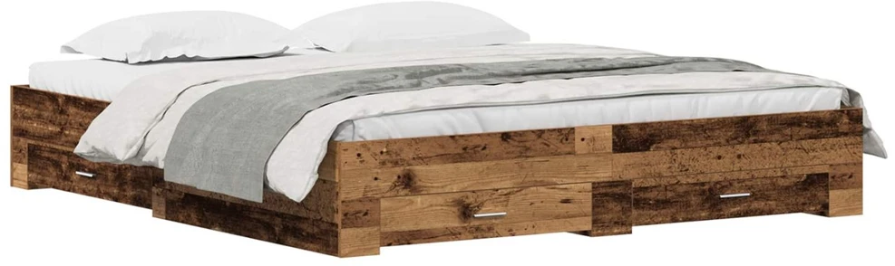 Lovos rėmas Senovinis medis 180 x 200 cm Apdirbta mediena