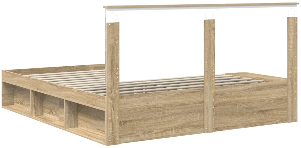 Lovos rėmas Sonoma 200 x 200 cm Kietos pušies mediena