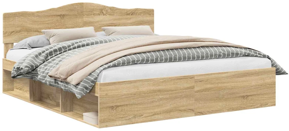 Lovos rėmas Sonoma 200 x 200 cm Kietos pušies mediena