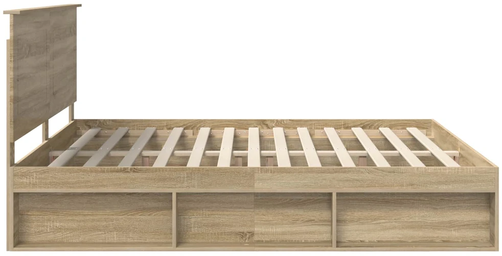 Lovos rėmas Sonoma 200 x 200 cm Kietos pušies mediena