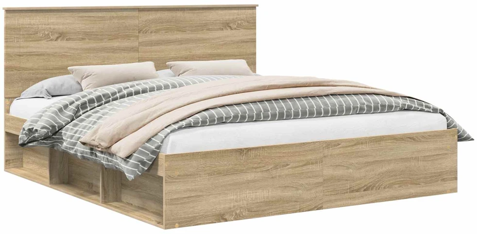 Lovos rėmas Sonoma 200 x 200 cm Kietos pušies mediena