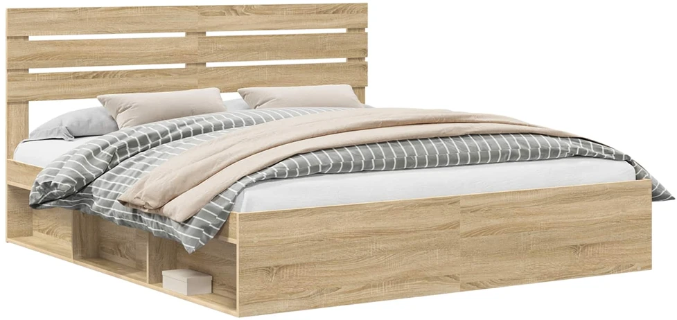 Lovos rėmas Sonoma 200 x 200 cm Kietos pušies mediena